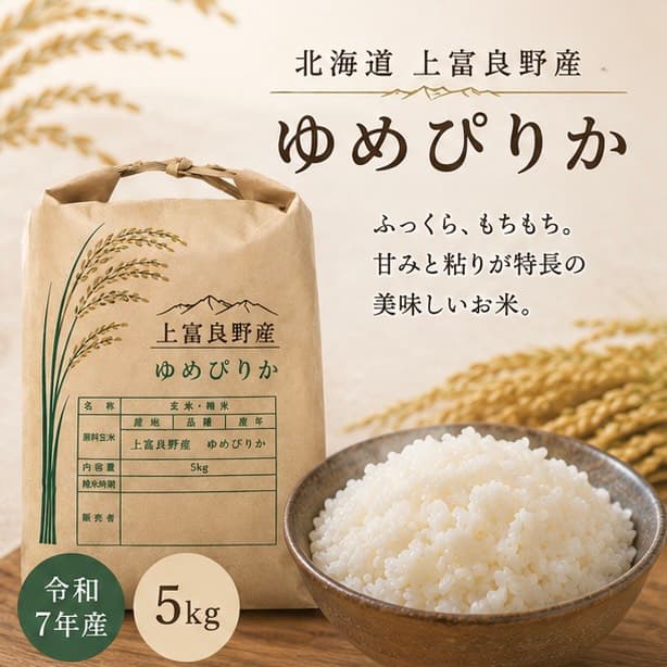 【上富良野産ゆめぴりか入荷しました!】