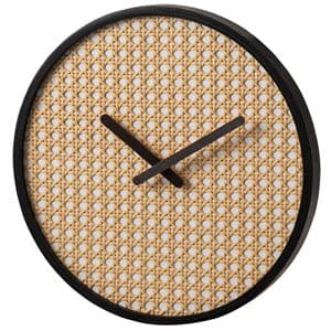 ウォールクロック 掛け時計 約W30×D3×H30cm ブラック 静音タイプ 単三電池1本使用(別売) 完成品